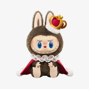 AUTHENTIC Pop Mart The Monsters Labubu Let's Checkmate King Vinyl Plush Doll